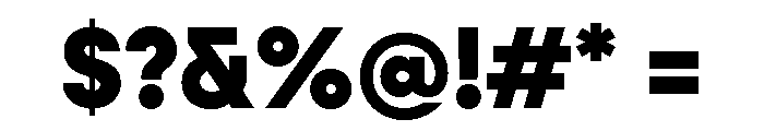 Fractul Extra Bold Font OTHER CHARS