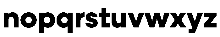 Fractul Extra Bold Font LOWERCASE