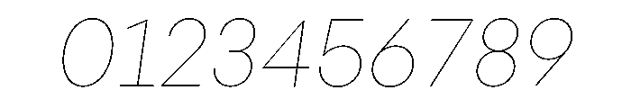 Fractul Italic Font OTHER CHARS