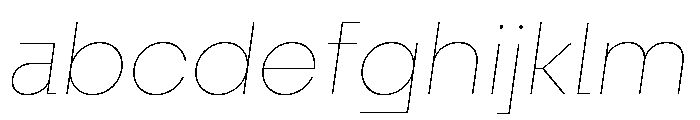 Fractul Italic FONT
