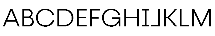 Fractul Light Font UPPERCASE