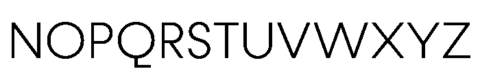 Fractul Light Font UPPERCASE