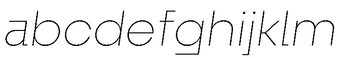 Fractul Thin Italic FONT