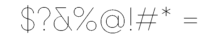 Fractul Font OTHER CHARS