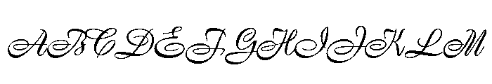 Francis Regular Font UPPERCASE