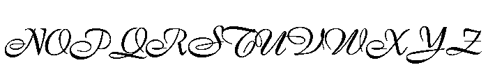 Francis Regular Font UPPERCASE