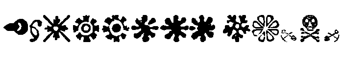 Franklin Caslon Ornaments Font OTHER CHARS