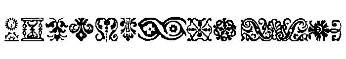 Franklin Caslon Ornaments FONT