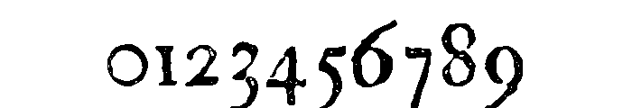 Franklin Caslon Regular Italic Font OTHER CHARS