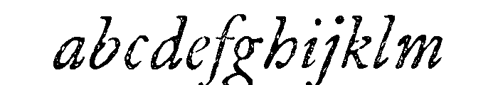 Franklin Caslon Regular Italic FONT