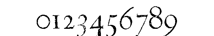 Franklin Caslon Regular Font OTHER CHARS