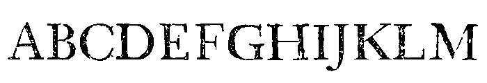 Franklin Caslon Regular Font UPPERCASE