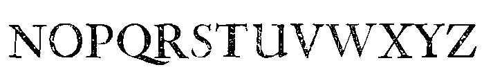 Franklin Caslon Regular Font UPPERCASE