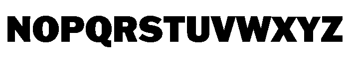 Franklin Gothic Black Font UPPERCASE