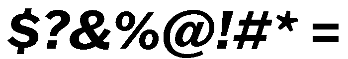 Franklin Gothic Bold Italic Font OTHER CHARS