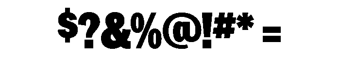 Franklin Gothic Condensed Black Font OTHER CHARS
