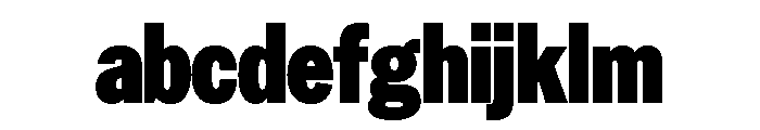 Franklin Gothic Condensed Black FONT