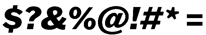 Franklin Gothic Heavy Italic Font OTHER CHARS