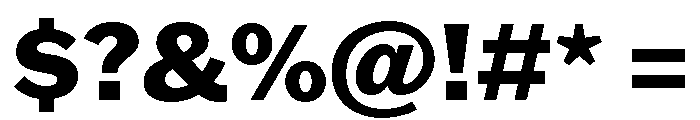 Franklin Gothic Heavy Font OTHER CHARS