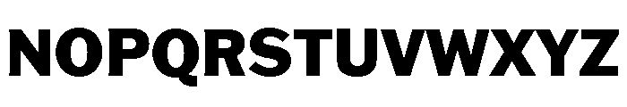 Franklin Gothic Heavy Font UPPERCASE