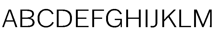 Franklin Gothic Light Font UPPERCASE