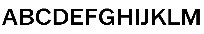 Franklin Gothic Medium Font UPPERCASE