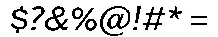 Franklin Gothic Regular Italic Font OTHER CHARS