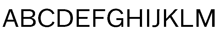 Franklin Gothic Regular Font UPPERCASE