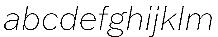 Franklin Gothic Thin Italic FONT