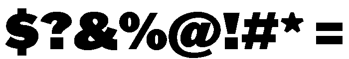 Franklin Gothic Ultra Font OTHER CHARS