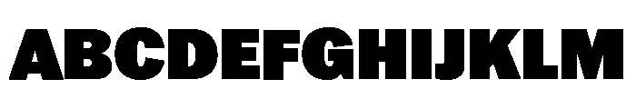Franklin Gothic Ultra Font UPPERCASE