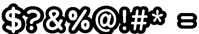 Franksy Double Bold Font OTHER CHARS