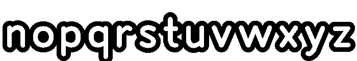Franksy Double Bold Font LOWERCASE
