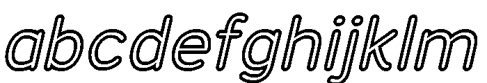Franksy Double Regular Italic FONT