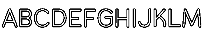 Franksy Double Regular Font UPPERCASE
