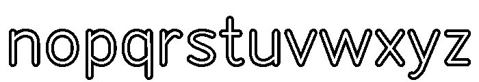 Franksy Double Regular Font LOWERCASE
