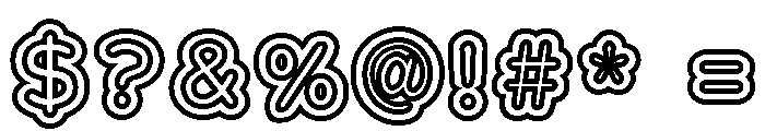 Franksy Quad Bold Font OTHER CHARS