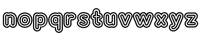 Franksy Quad Bold Font LOWERCASE