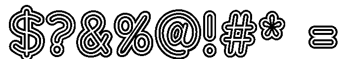 Franksy Quad Medium Font OTHER CHARS