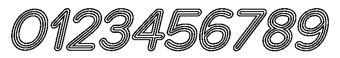 Franksy Quad Regular Italic Font OTHER CHARS