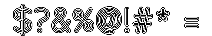 Franksy Quad Regular Font OTHER CHARS