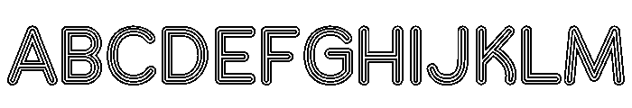 Franksy Quad Regular Font UPPERCASE