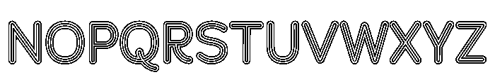 Franksy Quad Regular Font UPPERCASE