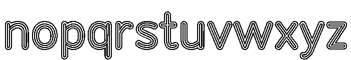 Franksy Quad Regular Font LOWERCASE