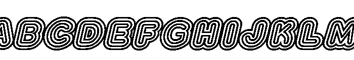 Franksy Six Bold Italic Font UPPERCASE