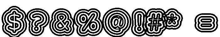 Franksy Six Bold Font OTHER CHARS