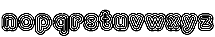 Franksy Six Bold Font LOWERCASE