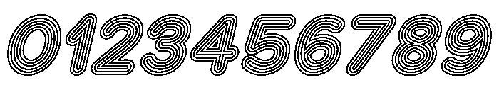 Franksy Six Regular Italic Font OTHER CHARS