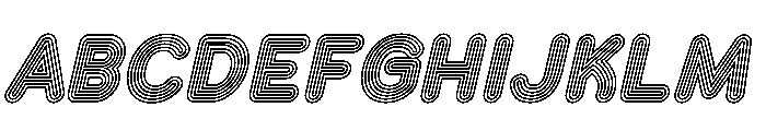Franksy Six Regular Italic Font UPPERCASE