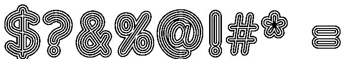 Franksy Six Regular Font OTHER CHARS